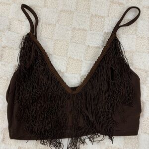 SHEIN Fringe Cowgirl Shirt